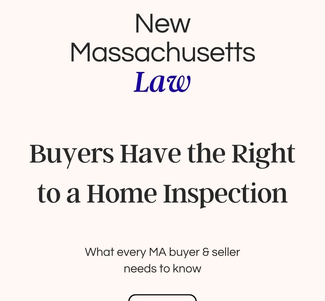 Massachusetts Law Update: Buyers Cannot Waive Their Right to a Home Inspection